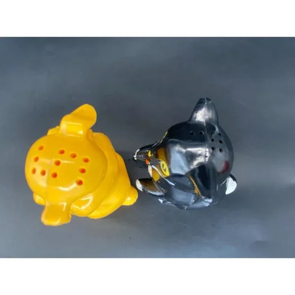 Vtg. Dog & Cat Anthropomorphic Salt and Pepper Shakers F&F Mold Die Works - Picture 6 of 8
